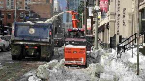 Downtown Toronto street scene reflecting expensive urban policies similar to New York City